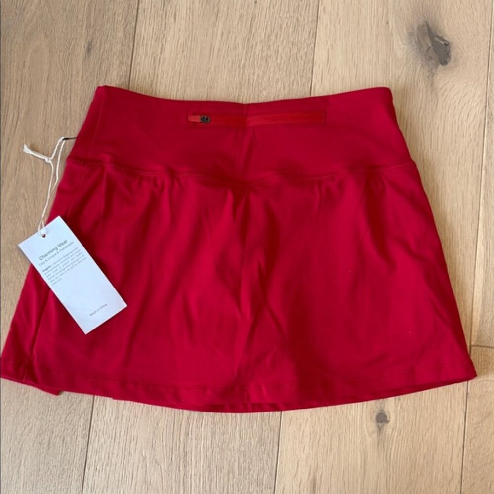 NWT Red Athletic Skort - Picture 4 of 5